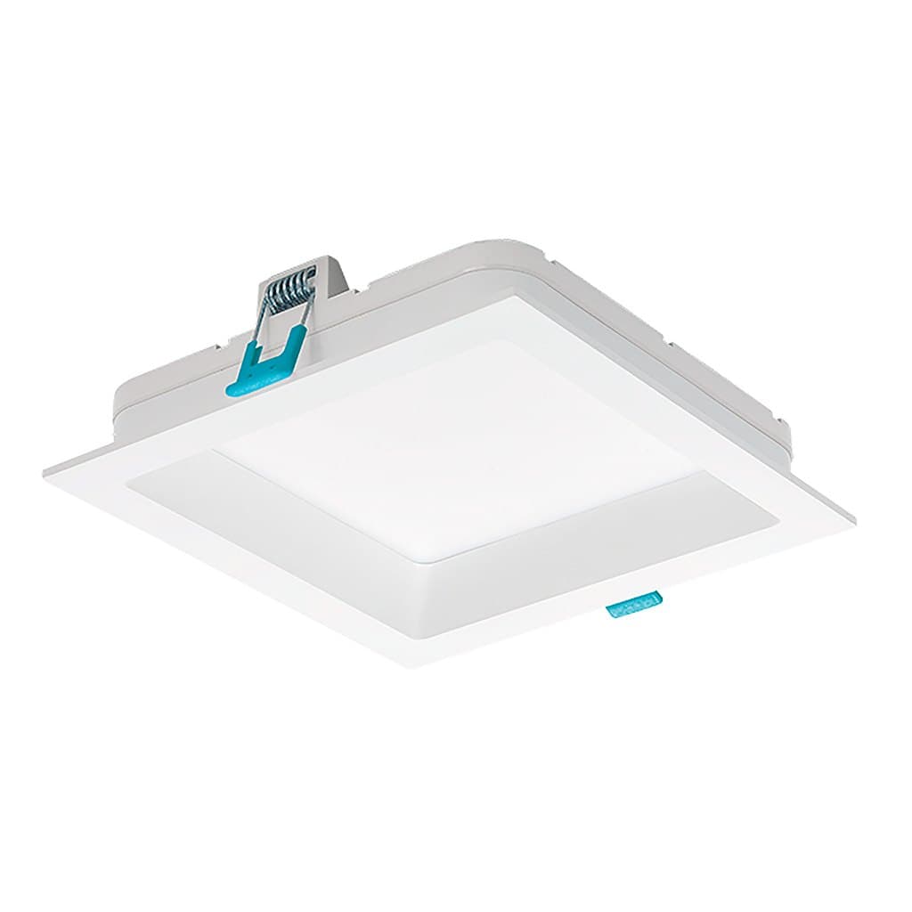 Painel LED Branco Embutir Stella Deep Recuado 12W 3000K Bivolt Luz  Quente Branco Teto Gesso Interno