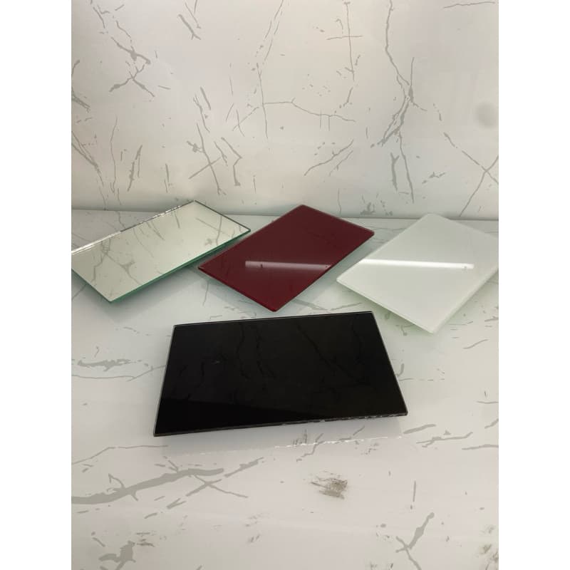 Bandeja  Vidro espelhada para Cozinha  banheiro  Sala de Jantar 20x12x2 cm