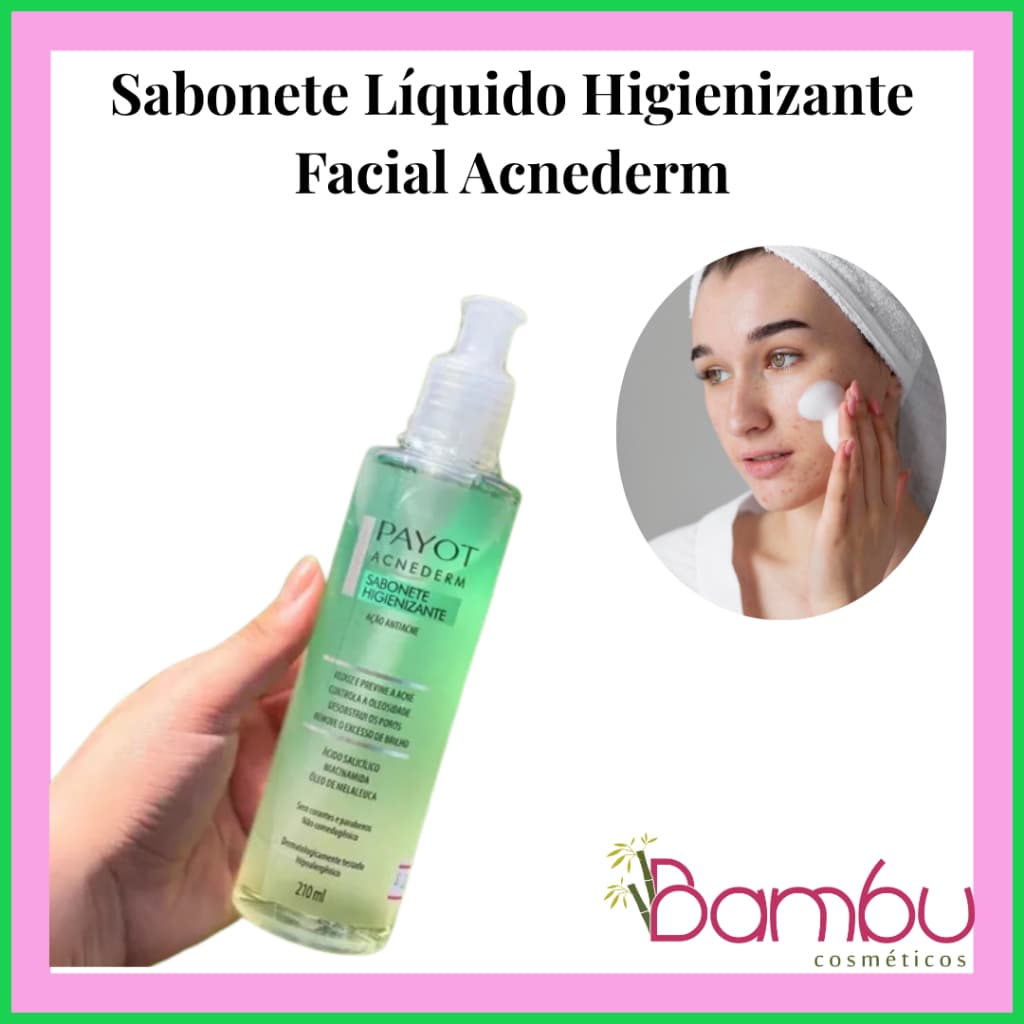 Payot | Sabonete Líquido Higienizante Facial Acnederm