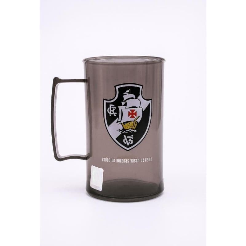 Caneca Oficial Transparente Vasco da Gama – Plástico Resistente 350ml