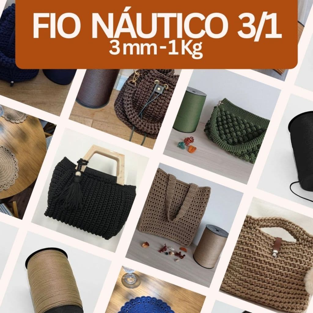Cordão Fio Náutico 3/1 - 3 mm - 100% Polipropileno - 1kg - GEOTEX