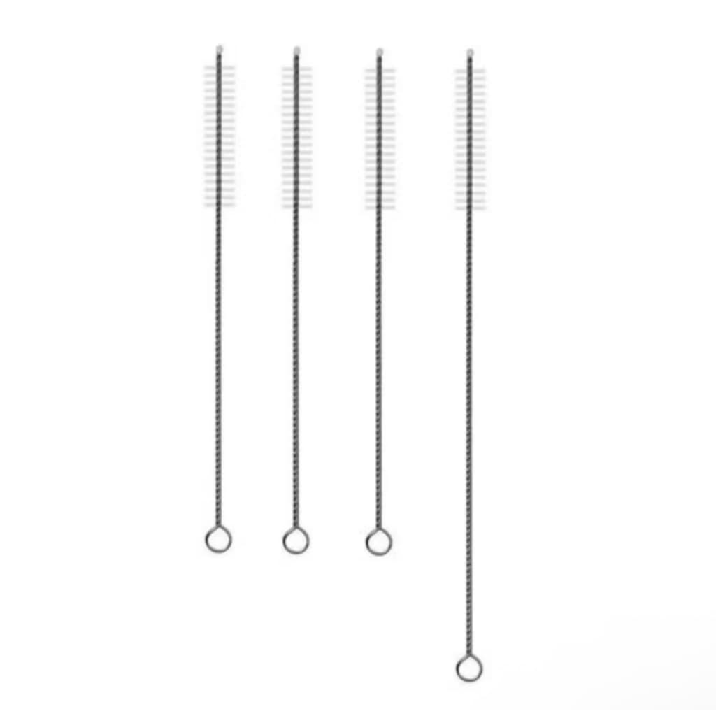 Escovinha de Limpeza em Aço Inoxidável – Kit com 4 unidades