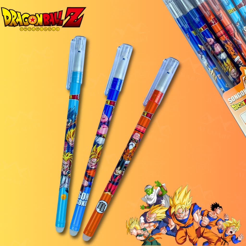 Caneta Apagável Dragon Ball Z | Papelaria Kawaii | Material Escolar ou Escritório