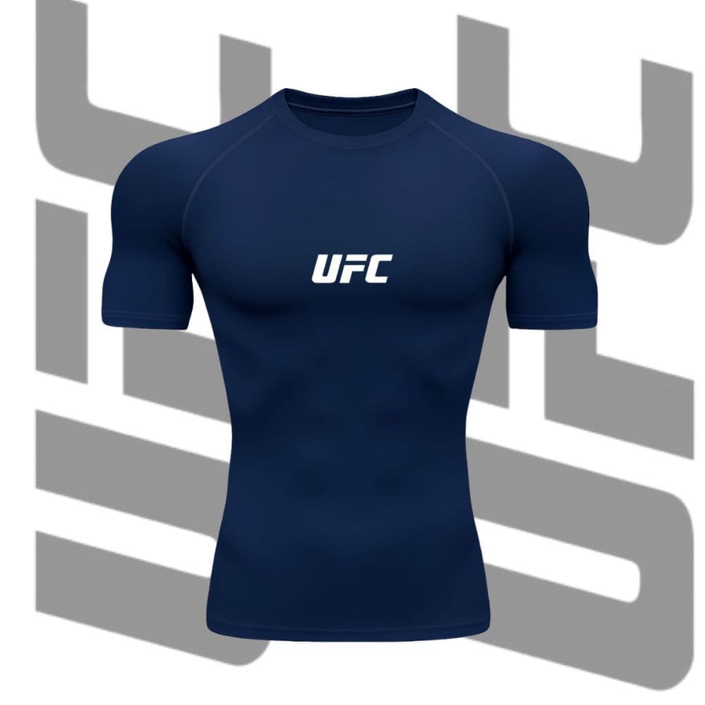 Camisa Camiseta de Compressão UFC Luta JiuJitsu Treino Academia Corrida