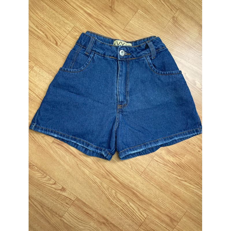 Shorts jeans Feminino Mom cintura alta