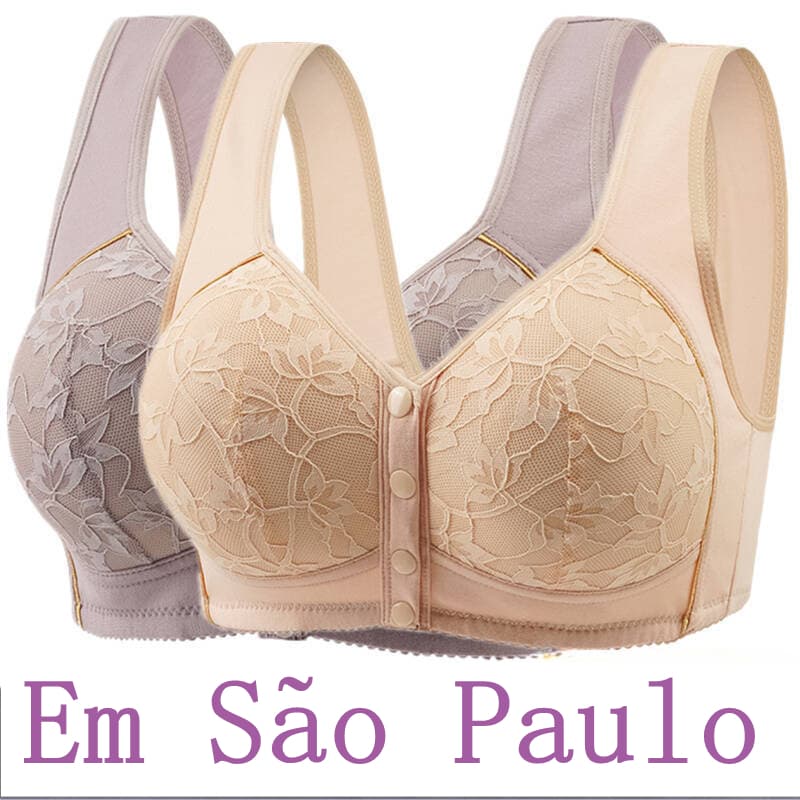 Plus Size Sutiã Feminino Sem Anel De Aço Mãe Impresso Colete Tipo Alça De Ombro Larga Roupa Int