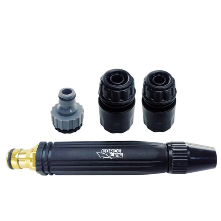Bico de Alta Pressão para Mangueira KIT C/ 4 Peças Force Line 1/2 E 3/4