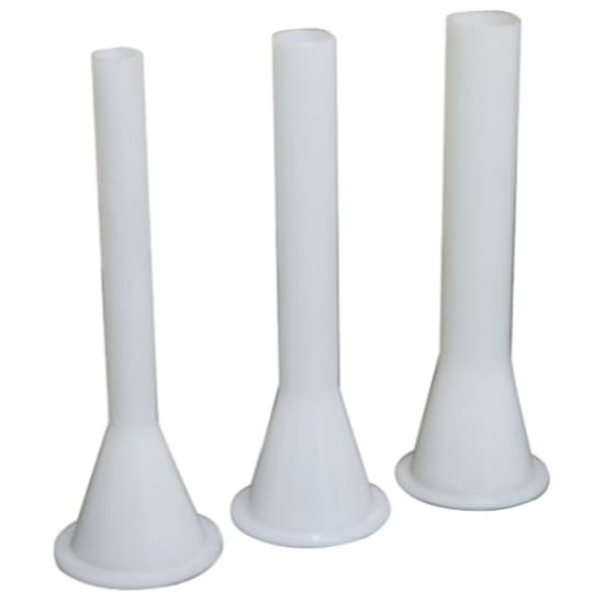 Kit Funil Pra Linguiça + Faca Cruzeta Lâmina de Corte P/ Moedor de Carne Elétrico Boca 09