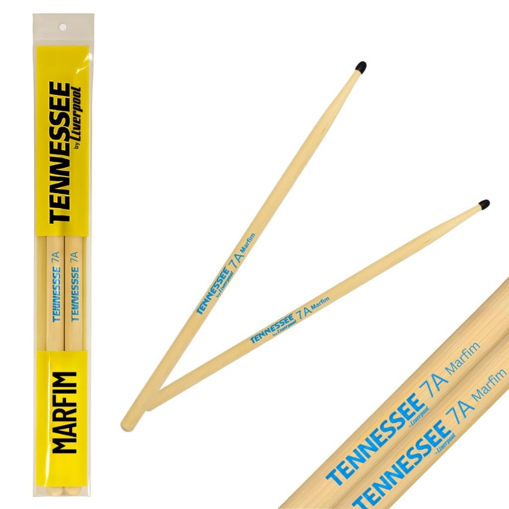 Baqueta 7A Leve Resistente Liverpool Marfim Nylon