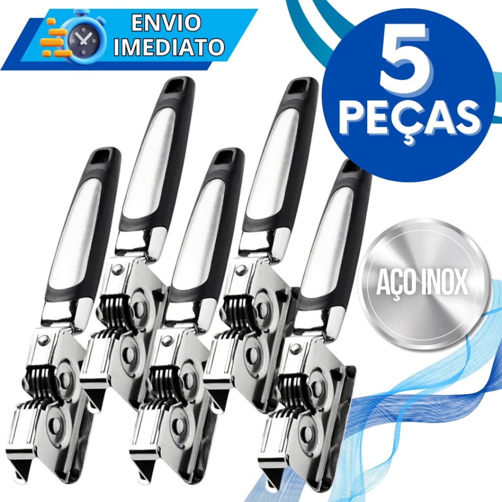KIT Jogo 5 Afiador Amolador de Faca Tesoura Canivete Aço Inox Profissional Resistente para Casa Restaurante 3 Laminas