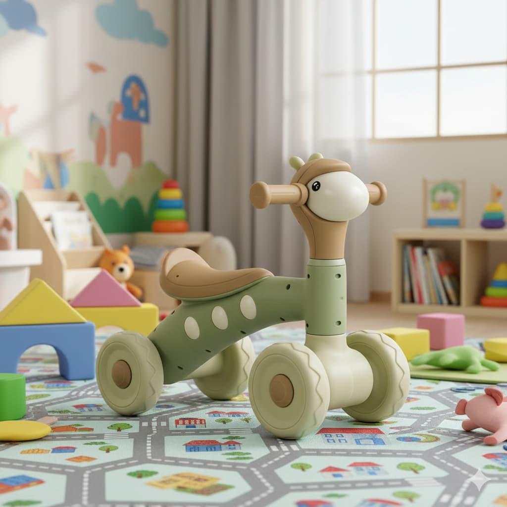 Bicicleta Infantil Sem Pedais Balance Cordeirinho