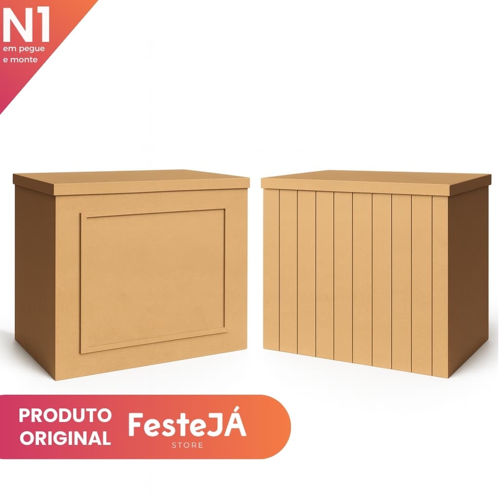 Kit Mesas Fake Fina Riscada e Boiserie MDF Pegue e Monte Decoração Eventos Aniversário Casamento