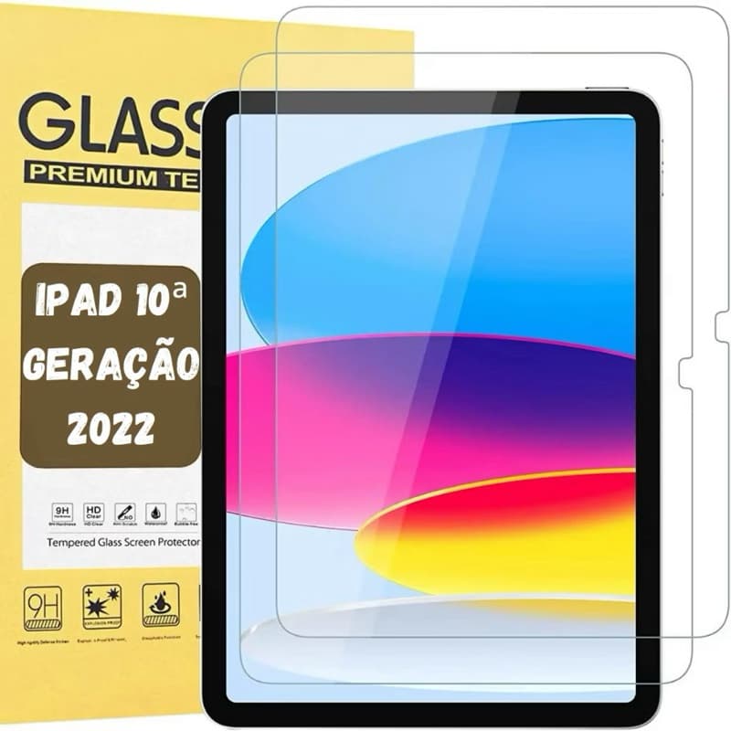 CZY Película 9H para Tablet Ipad 10ª Geração (2022) Tela de 10,9 Polegadas De Vidro Temperado