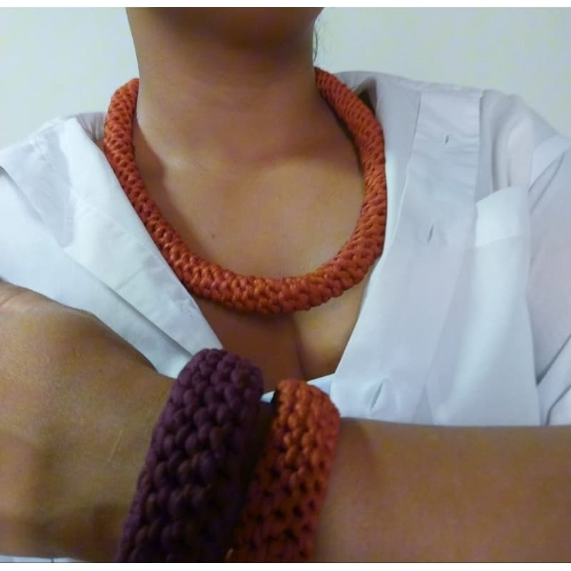 Pulseiras Crochê, Acessórios Têxteis, Pulseiras Elegantes , Bijuterias.