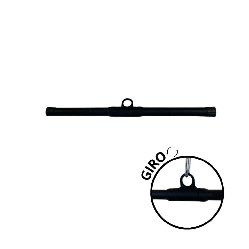 Puxador Barra Reta Pulley Crossover Tríceps Costas Giratório Giro - 50cm