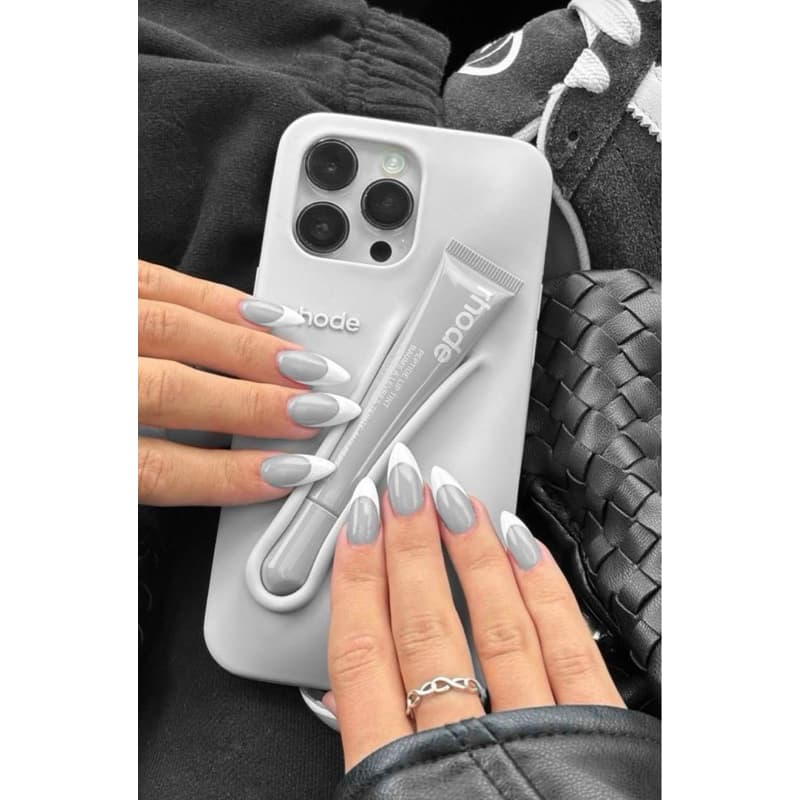 Capa Rho-de para Iphone + Batom Com Logotipo Silicone para iPhone 15PM 16 16 pro 16PM 17 17pro 17 PM 16E 17Air