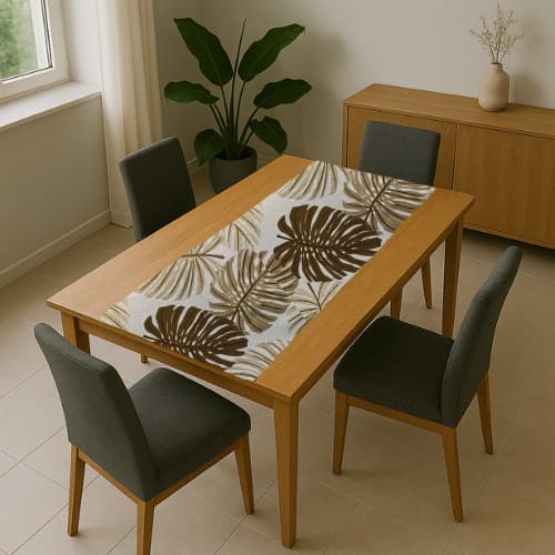Trilho para Mesa 6 lugares 2,50 metros Decorativo Black Friday Casa