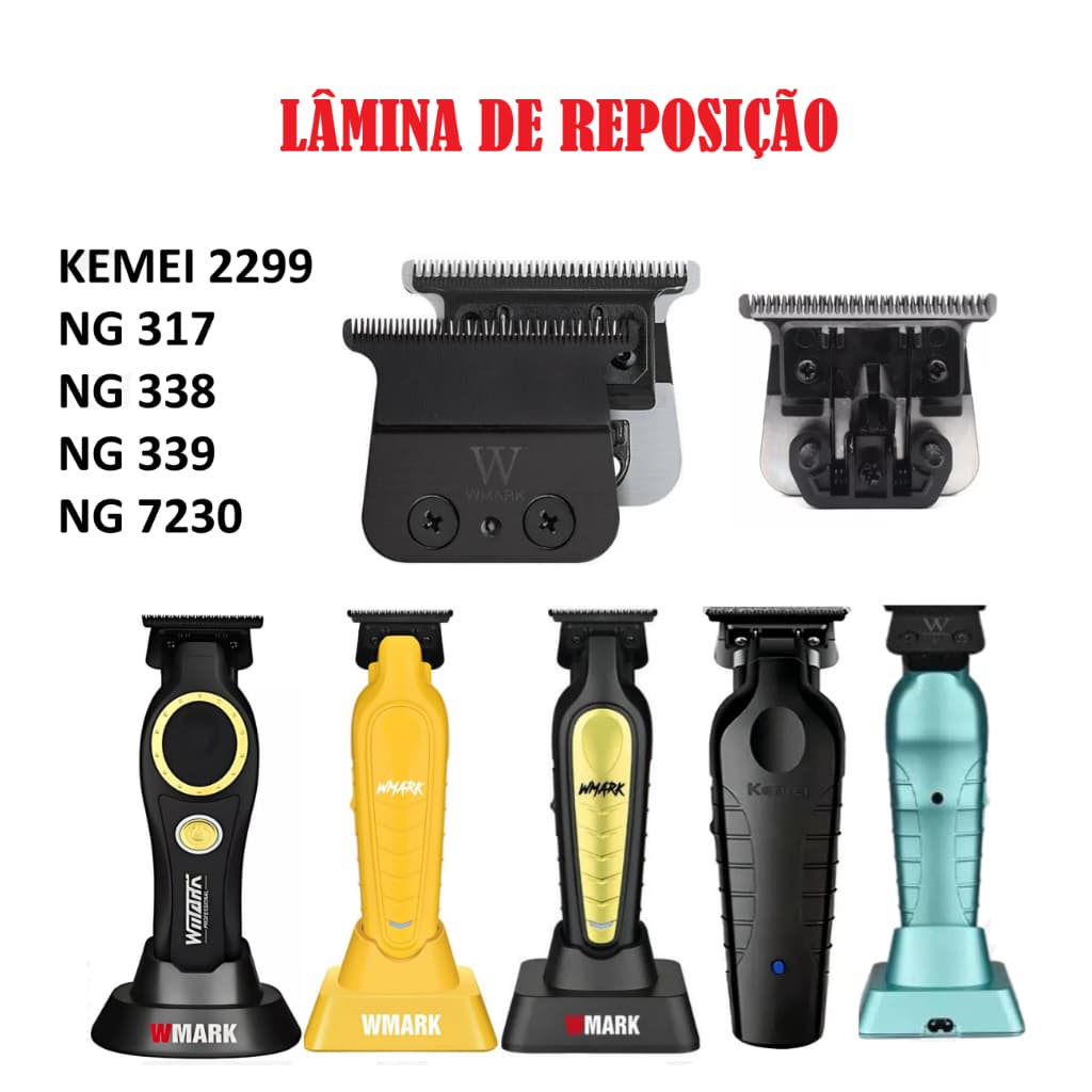 LÂMINA PARA MÁQUINA WMARK NG 317 LÂMINA PARA MÁQUINA KM 2299 LÂMINA DE REPOSIÇÃO PARA MÁQUINA 2299