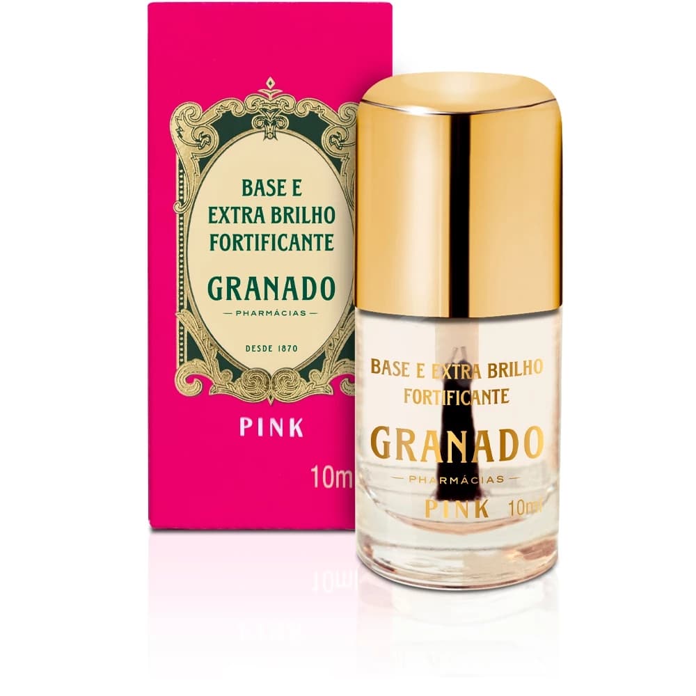 Base e Extra Brilho Fortificante Granado Pink 10ml