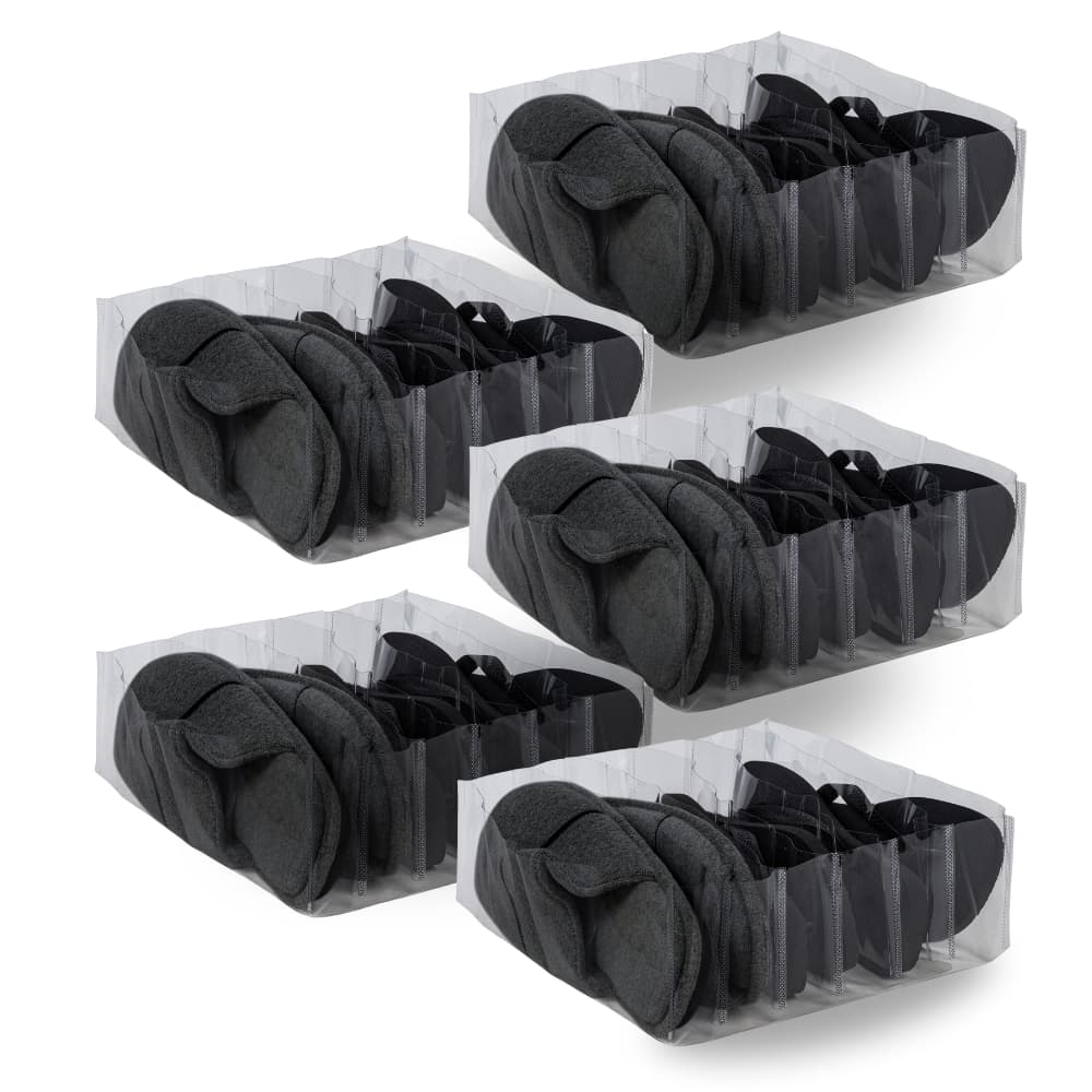 Kit Com 5 Colmeias Organizadoras Clean Tamanho Exg Cor Transparente