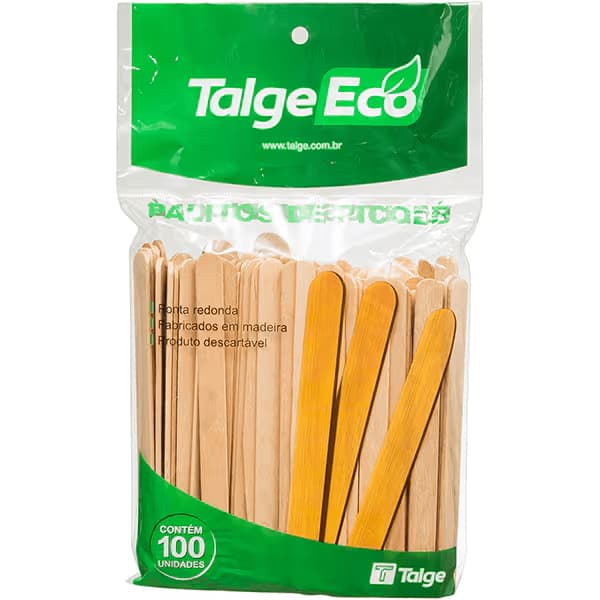 3 kit Palito De Picolé 3x100x Unidades