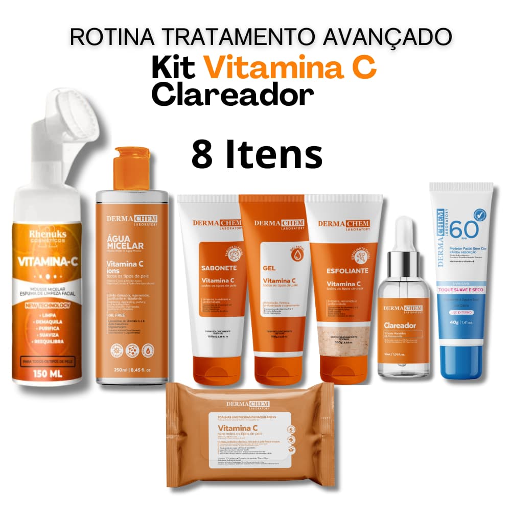 Skincare Avançado SUPER Vitamina C  Clareador de Manchas Anti Idade Dermachem