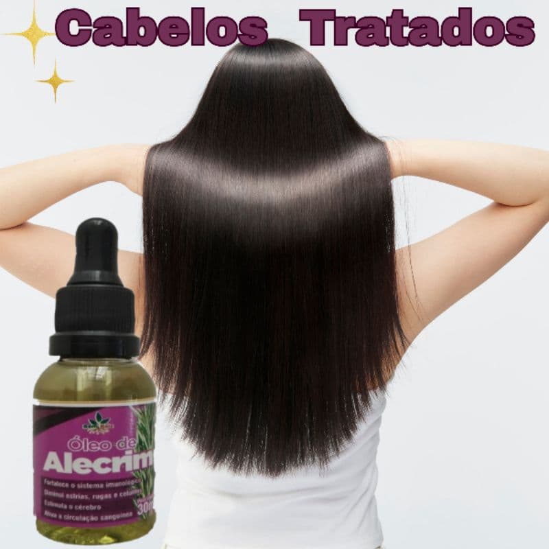 Óleo de Alecrim 30ml – Tratamento Capilar, Brilho, Força e Vitalidade