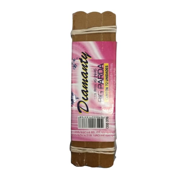 Lixa Para Unhas Big Parda C/ 72 Unidades