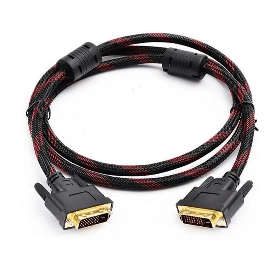 Cabo Para Monitor Dvi-d Dvi D 24+1 Com Filtro Dual - 1,45 Mts - PARA USO BÁSICO