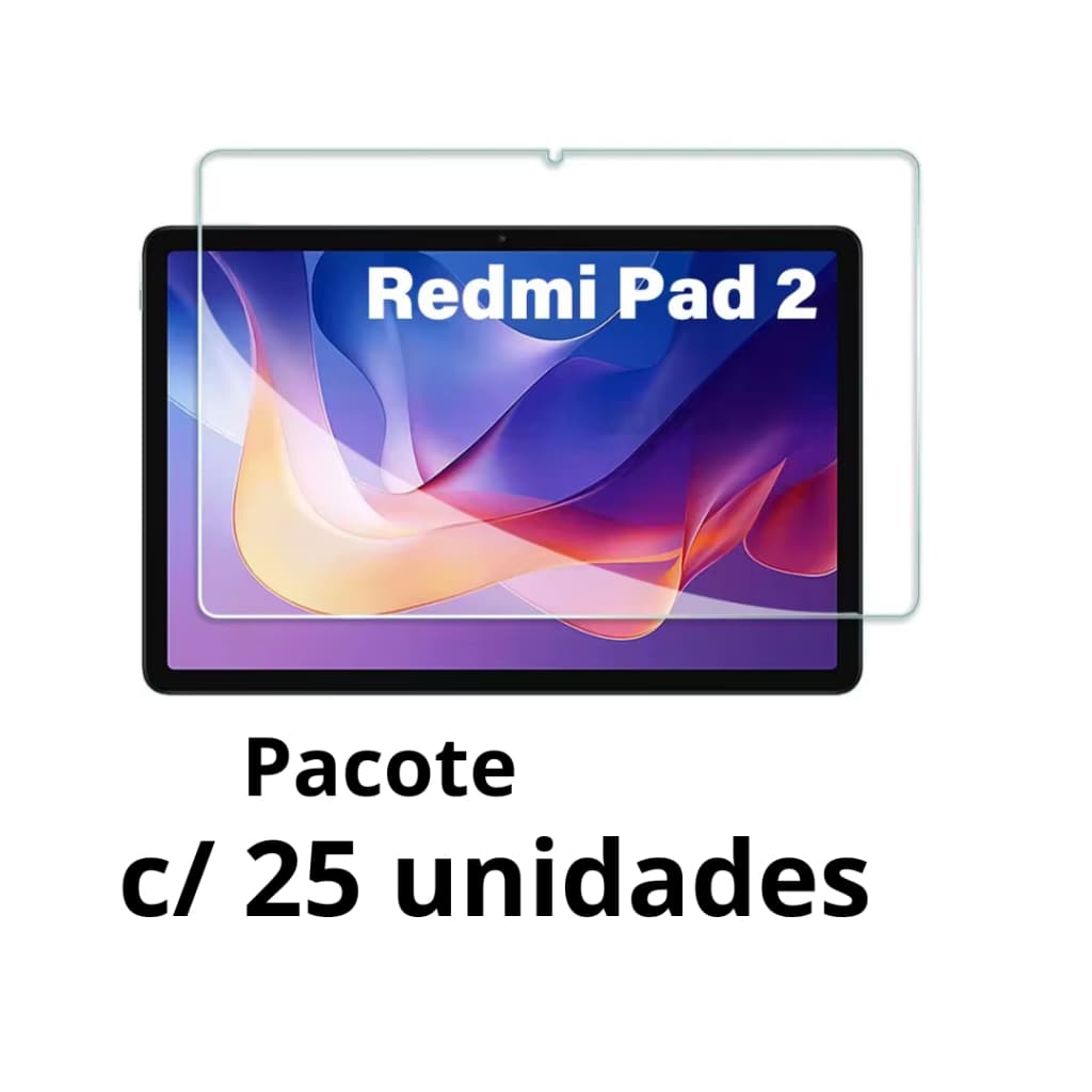 25 Películas de Vidro para  redmi Pad 2 11 polegadas ( Atacado)