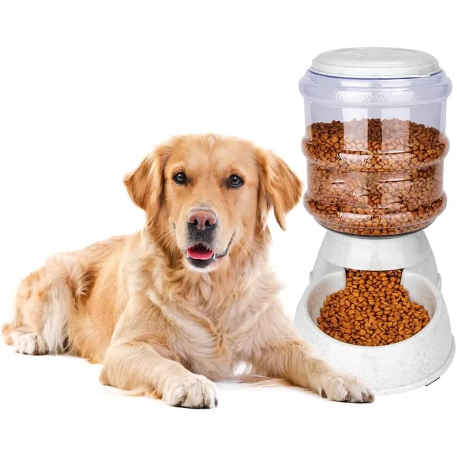 Comedouro e Bebedouro com galão para Cachorro Cães e Gatos 3,8L prático pets