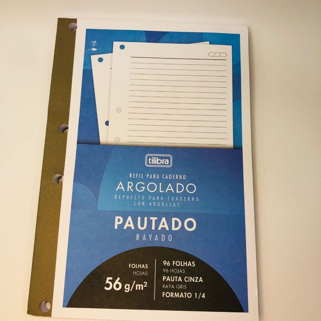 REFIL P/ FICHARIO 1/4 TILIBRA