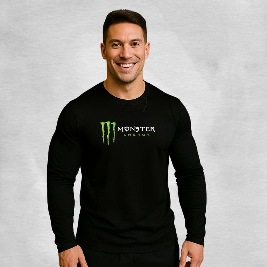 Camisa Manga Longa UV, Modelo MONSTER, Térmica, Ideal Para Treinos, Academia, Corrida,