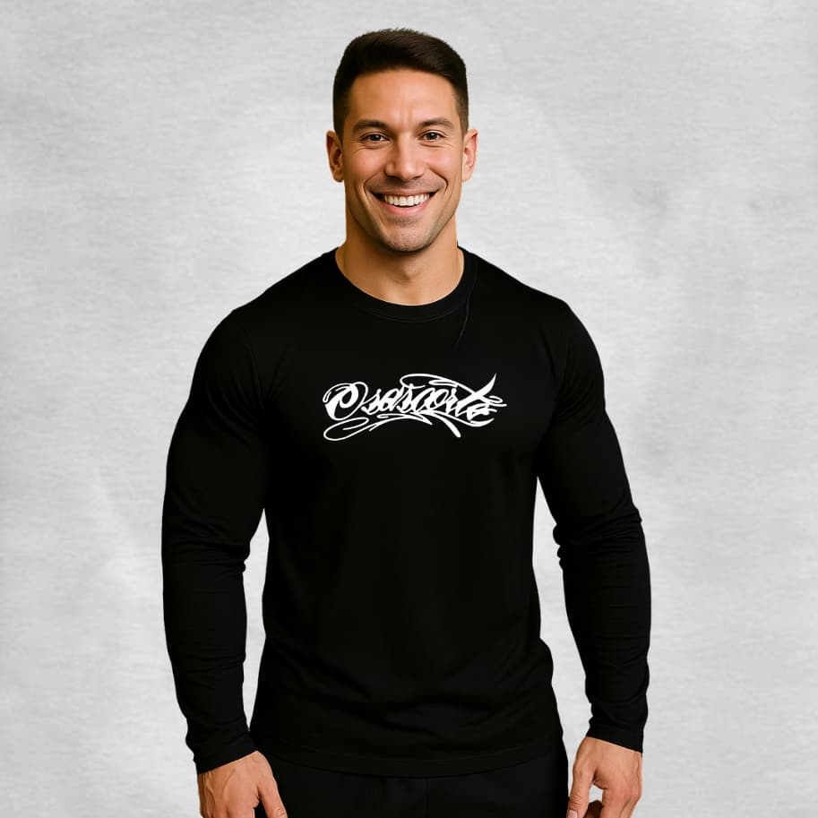 Camisa Manga Longa UV, Modelo OSASCORTE, Térmica, Ideal Para Treinos, Academia, Corrida,