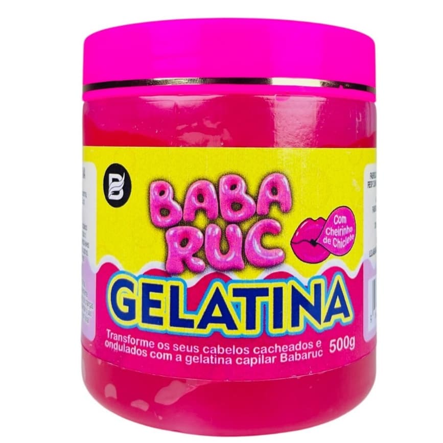 Babaruc Gelatina Capilar Com Cheirinho de Chiclete 500g Baruc Cosméticos