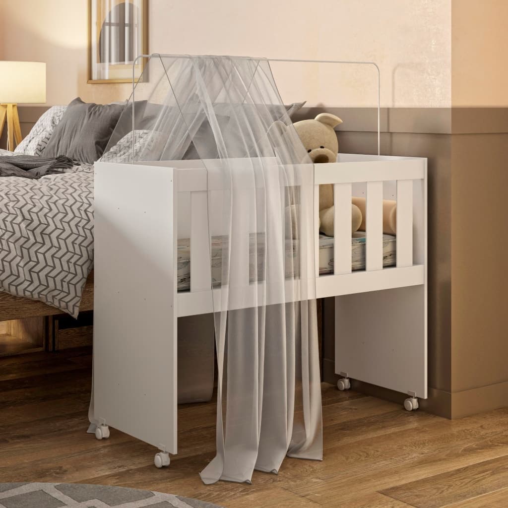 Kit completo - Berço + colchão - Conforto e Praticidade para Seu Bebê - Multifuncional - compra inteligente