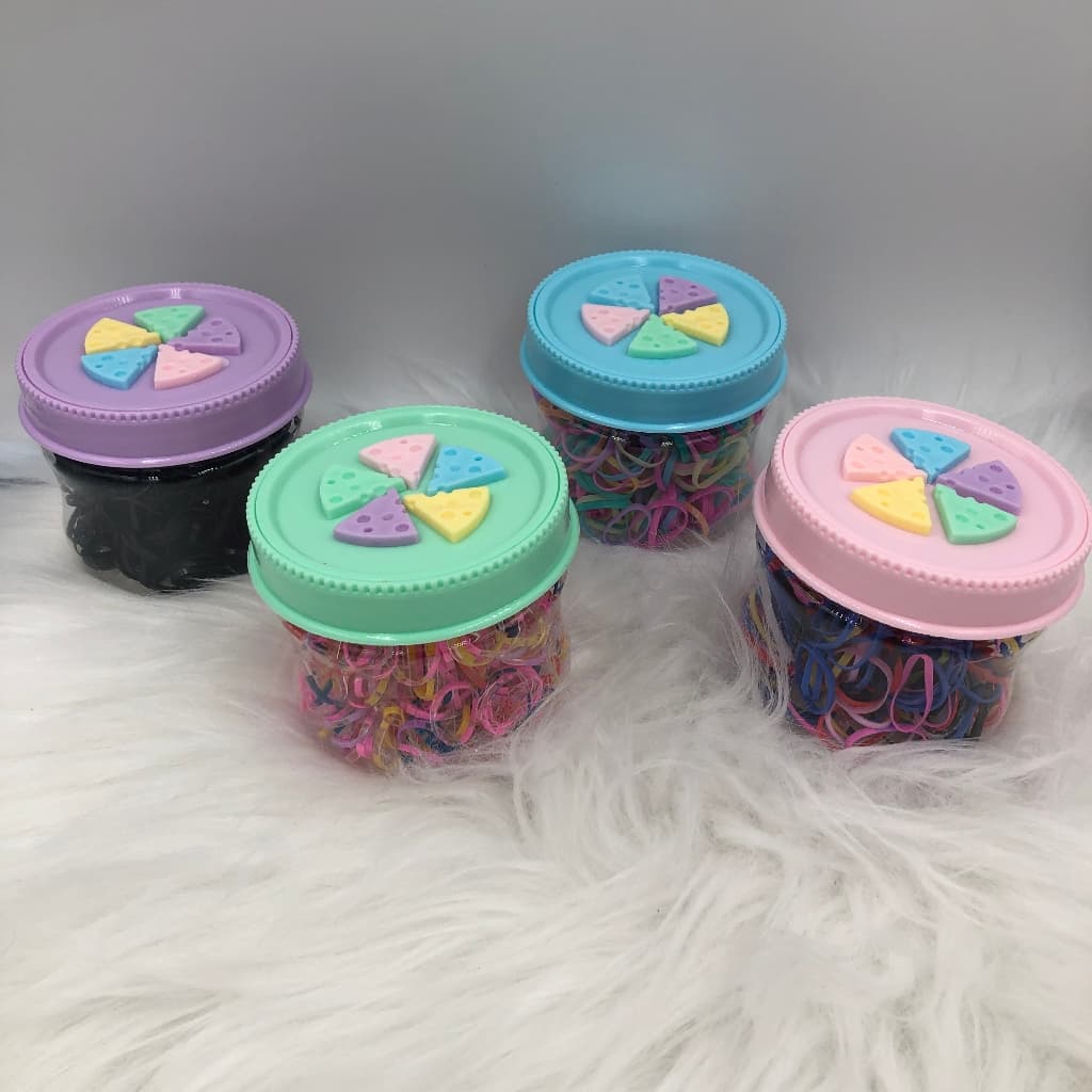 KIT 400 PCS Elastico de cabelo Com Bolsa borrachinha/liguinha rabico de cabelo silicone infantil