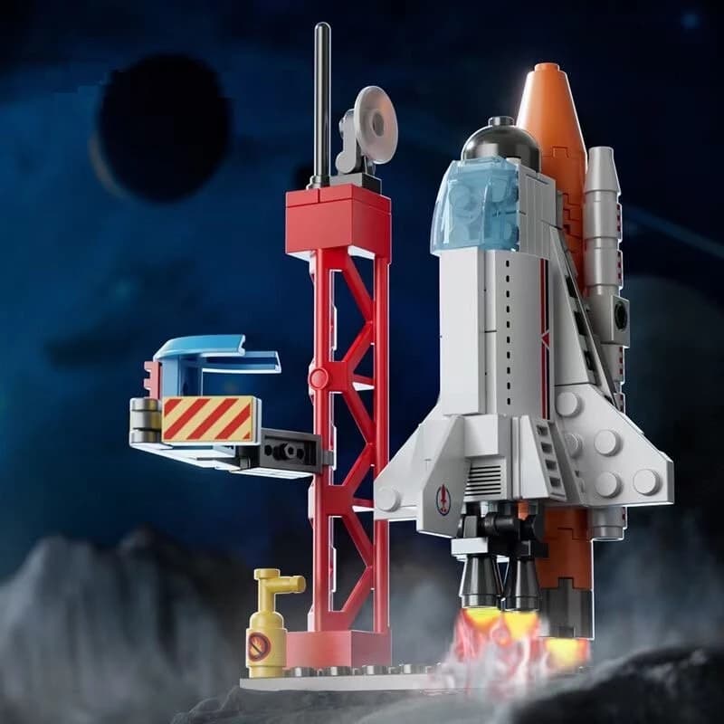 Blocos de Montar Nave Espacial – Kit de Construção Infantil Compatível com Lego