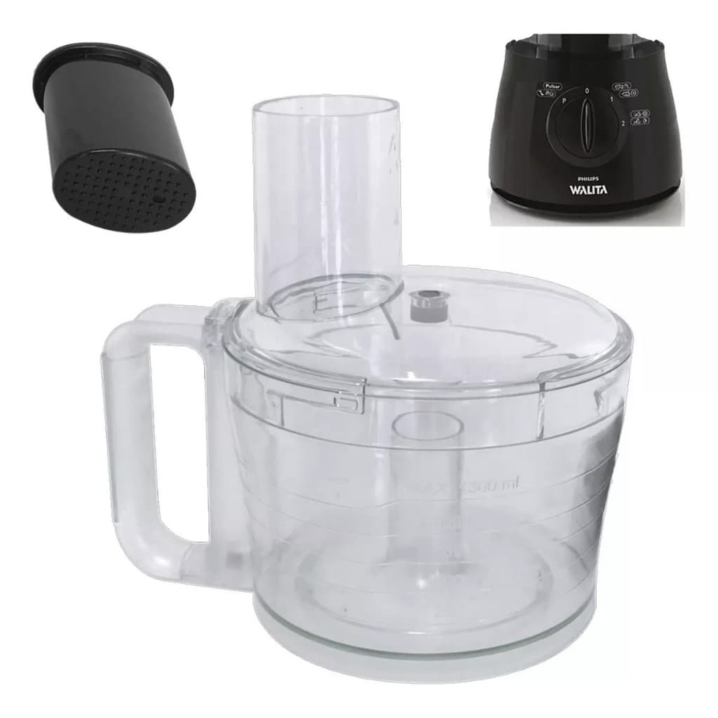 Jarra Multiprocessador Para Philips Walita Ri7620 Ri7625 Preto