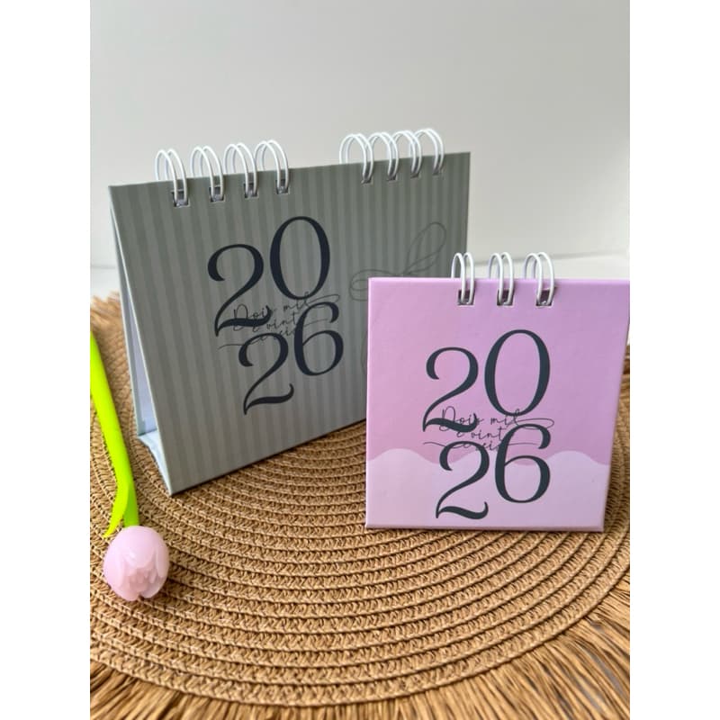 calendário de mesa A6 2027