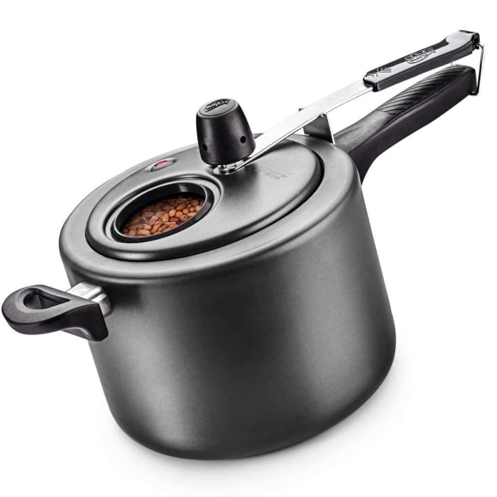 Panela de Pressão 4,5L  Alumínio Antiaderente com Visor de Vidro Temperado Fechamento Interno Seguro para feijão moderna
