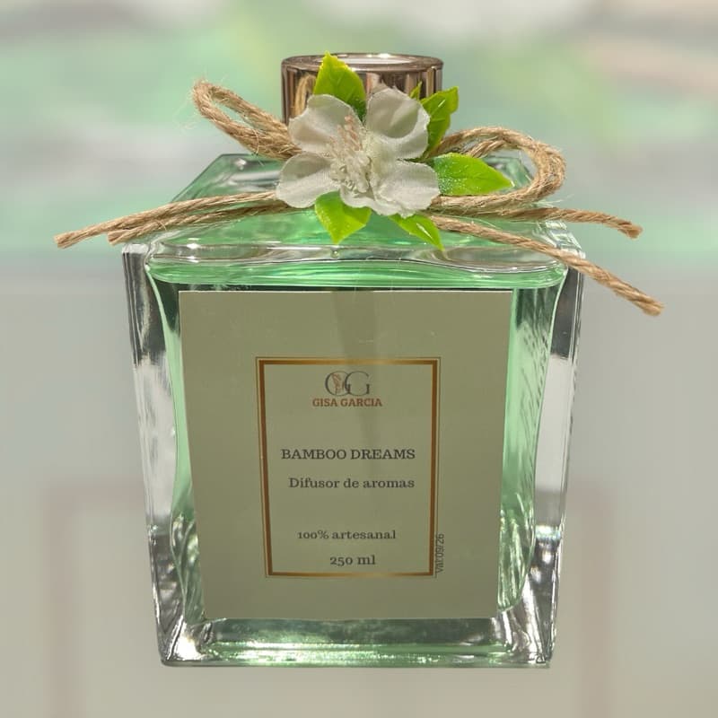 Difusor de aromas  -difusor de ambiente com varetas, perfume para ambiente Bamboo Dreams 250 ml OU 100ml