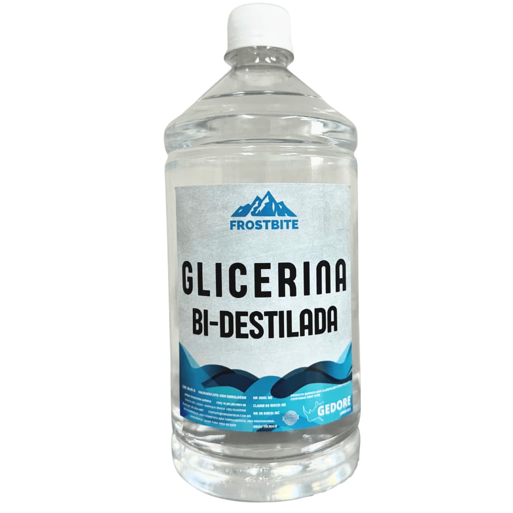 Glicerina Bi-destilada Vegetal 100% Pura