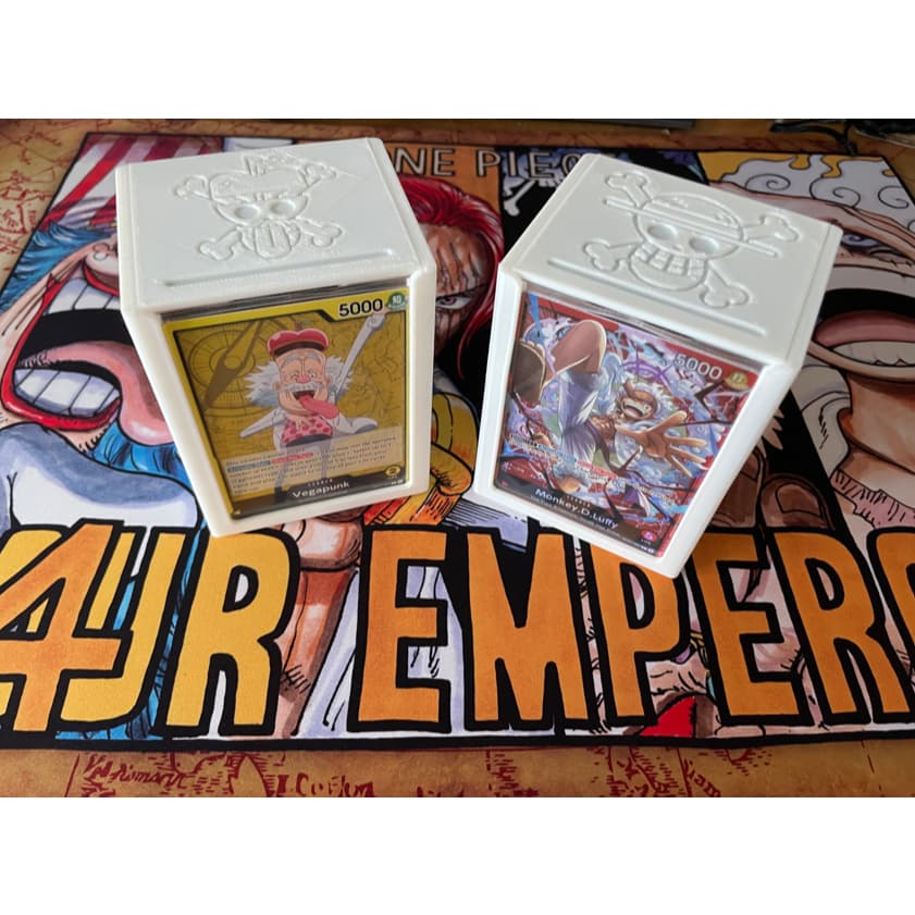 Deck Box One Piece Porta Cartas – Organizador Personalizado com Capas Troca Geek Otaku