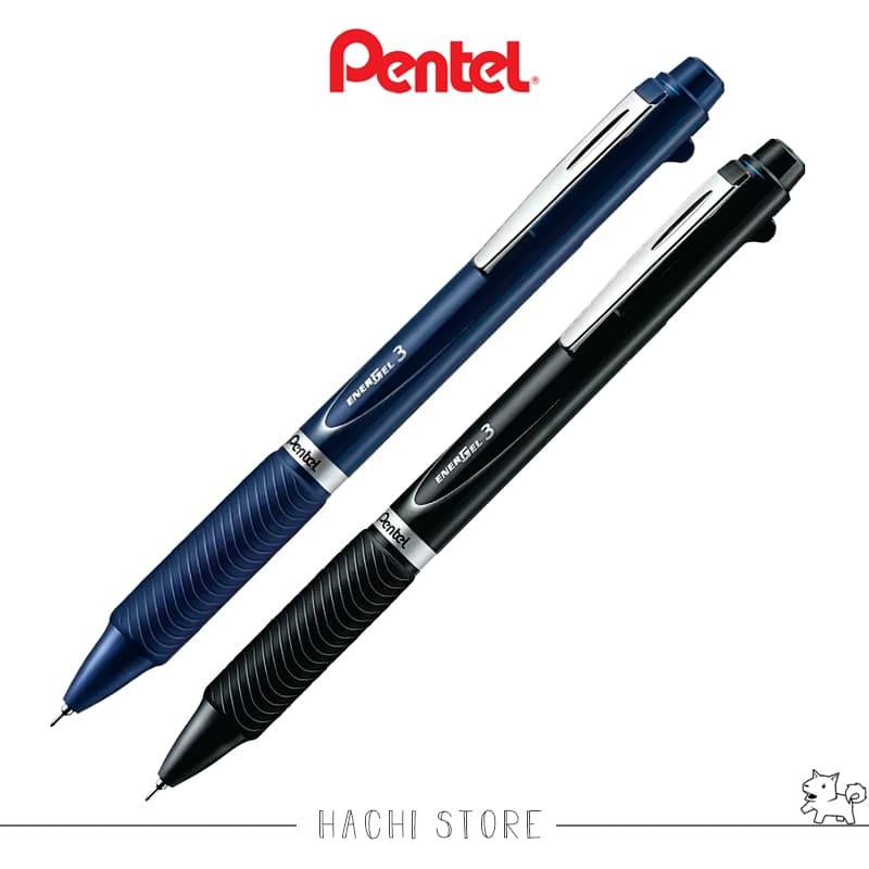 Caneta EnerGel com 3 cores 0.5mm - PENTEL Importado Japão