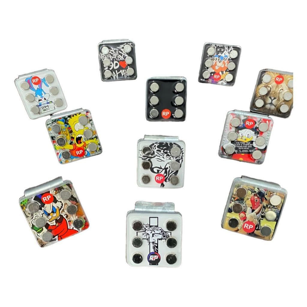 Suporte Celular Magnético 6 Imã Para Moto ( KIT 10 Unidades )