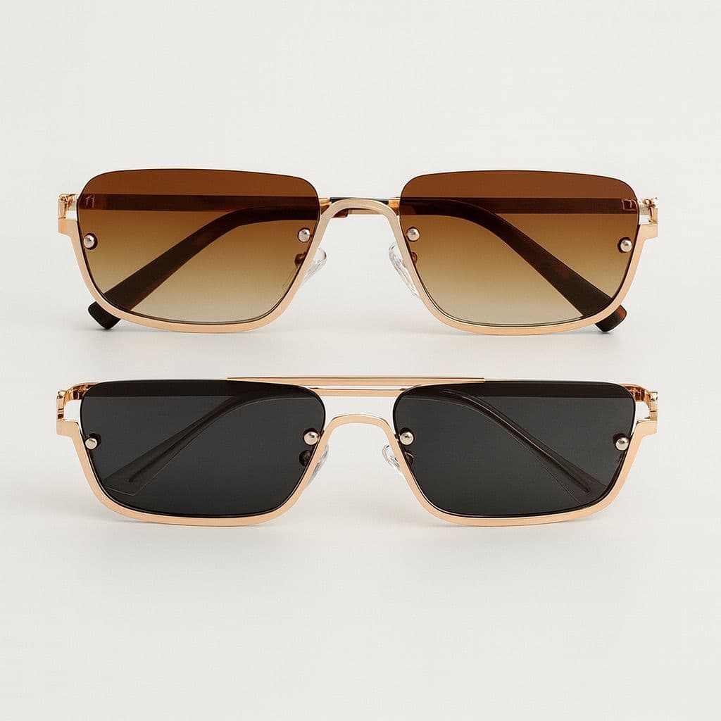 Oculos de sol na moda vintagem proteçao UV400 unissex