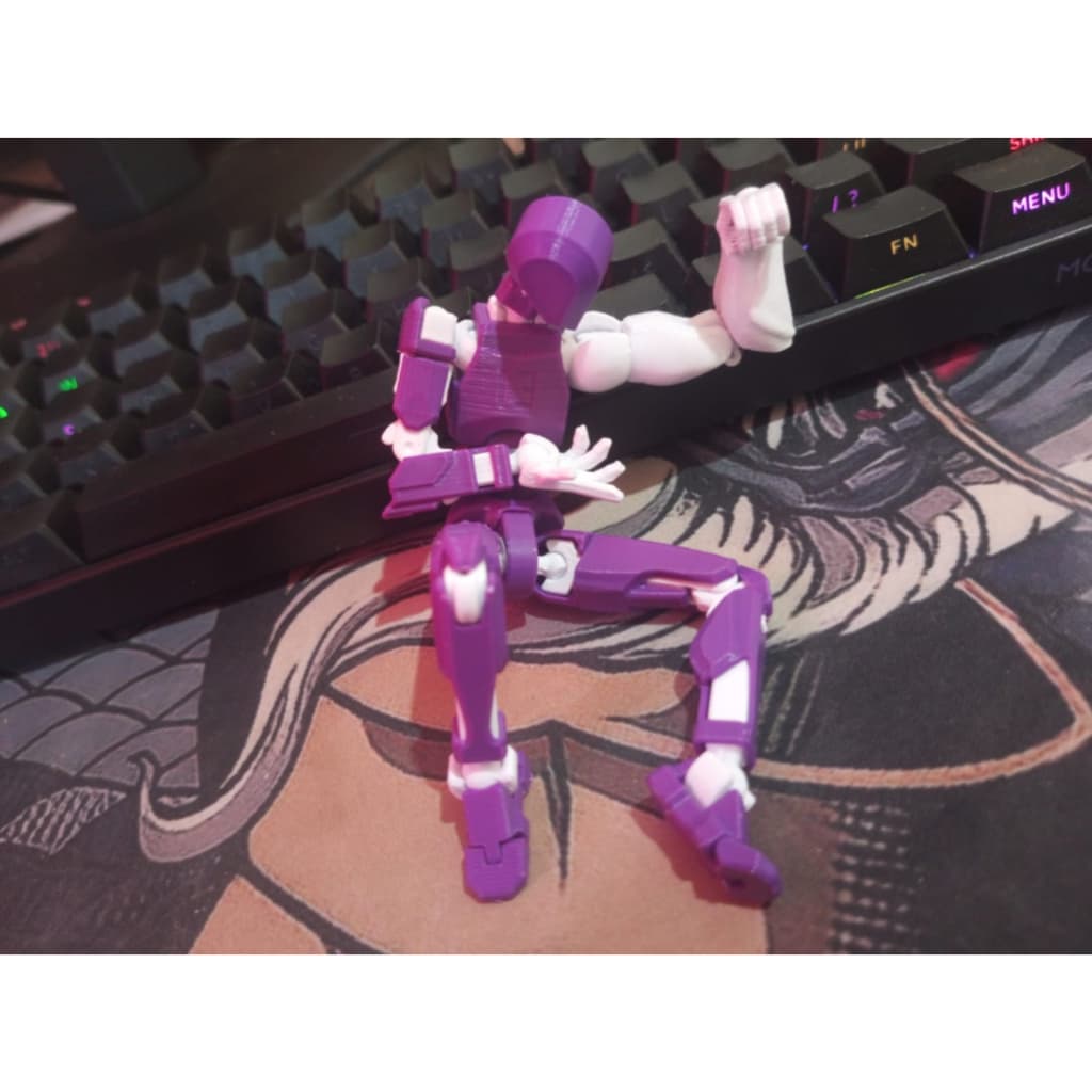 Braços Musculosos para Dummy 13 Acessórios Braço Forte - Impressão 3D