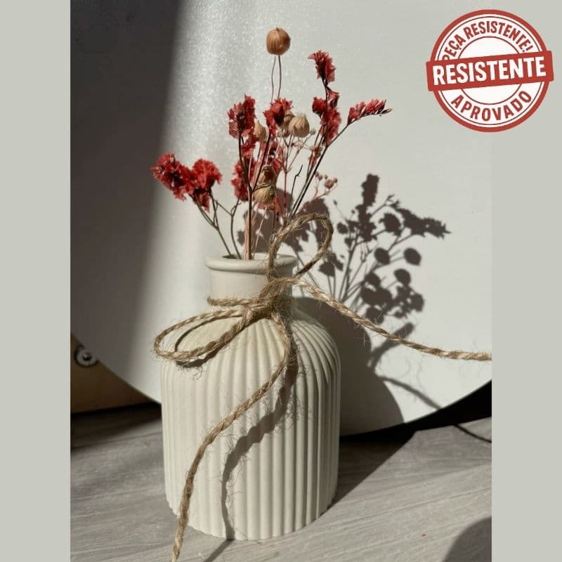 Vaso enfeite Decorativo Vaso Ondulado para decoração