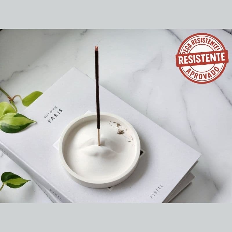 Incensario de Boca Porta Incensos de gesso Decoração Incenso decorativo Incensário Formato de Boca